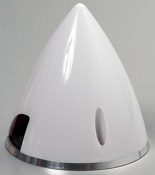 Spinner 3-1/4" Nylon Aluminum White №1