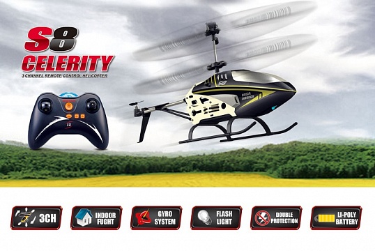 S8 3CH helicopter with GYRO