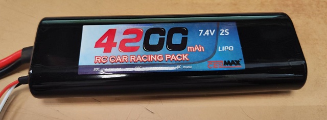 4200MAH 7.4V 30C 2S1P LIPO BATTERY PACK
