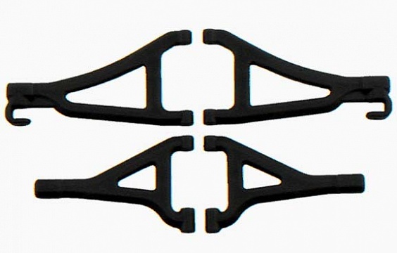 Front Suspension Arms Set 1/16 E-Revo Black №1