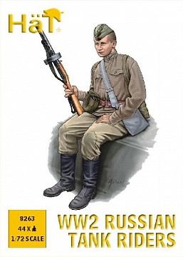 1/72 WWII Russian Tank Riders (44) №1