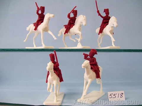 1/32 Crimean War 1854 11th Hussars Charge of the Light Brigade (5 Mtd) №1