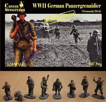1/72 WWII German Panzergrenadier Normandy №1