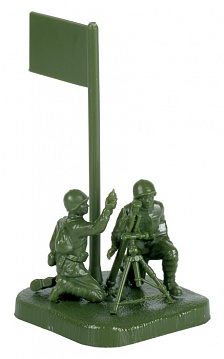 Советский 82-мм миномёт с расчётом 1941-43 №3