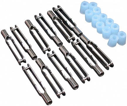 Steel Clevis 4-40 (12) №1
